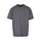 Camiseta oversize gruesa hombre BY102. Color gris oscuro.
