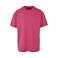 Camiseta oversize gruesa hombre BY102. Color rosa hibisco.