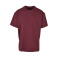Camiseta oversize gruesa hombre BY102. Color cereza.