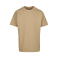 Camiseta oversize gruesa hombre BY102. Color beige u..