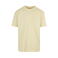 Camiseta oversize gruesa hombre BY102. Color amarillo suave.
