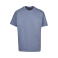 Camiseta oversize gruesa hombre BY102. Color azul vintage.