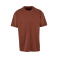 Camiseta oversize gruesa hombre BY102. Color marrón chocolate.