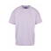 Camiseta oversize gruesa hombre BY102. Color lila.