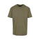 Camiseta oversize gruesa hombre BY102. Color oliva.