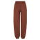 Jogger mullidos mujer BY291. Color marrón chocolate.