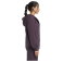 Sudadera con capucha y cremallera esponjosa mujer BY290. .
