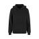 Sudadera con capucha esponjosa mujer BY289. Color negro.