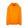 Sudadera con capucha unisex BY011. Color naranja paraíso.