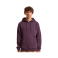 Sudadera con capucha unisex BY011. Color morado ciruela.