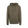 Sudadera con capucha unisex BY011. Color oliva.
