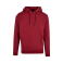 Sudadera con capucha unisex BY011. Color borgoña.