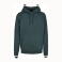 Sudadera con capucha unisex BY011. Color verde botella.