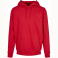 Sudadera con capucha unisex BY011. Color rojo ciudad.
