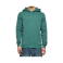 Sudadera con capucha unisex BY011. Color hoja pálida.