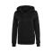 Sudadera con capucha gruesa mujer BY026. Color negro.