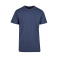 Camiseta unisex BY004. Color azul vintage.