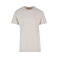 Camiseta unisex BY004. Color arena blanca.