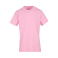 Camiseta unisex BY004. Color rosa suave.