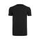 Camiseta unisex BY004. Color negro.
