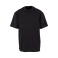 Camiseta oversize unisex BY310. Color negro.