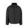 Chaqueta oversize acolchada mujer BY383. Color negro.