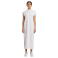 Vestido largo mujer BY302. Color blanco.