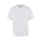 Camiseta oversize unisex BY308. Color blanco.