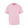Camiseta oversize unisex BY308. Color rosa suave.