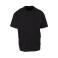 Camiseta oversize unisex BY308. Color negro.
