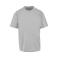 Camiseta oversize unisex BY308. Color asfalto claro.