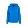 Sudadera capucha y cremallera mujer BYBB009. Color azul intenso.