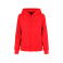 Sudadera capucha y cremallera mujer BYBB009. Color rojo ciudad.