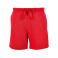 Pantalón corto deportivo niño BYBB034. Color rojo ciudad.