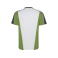 Equipación de fútbol hombre Titan. Color verde helecho/negro.