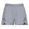 Pantalón corto running mujer Stratos. Color gris.