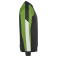 Chaqueta de chándal unisex Gladius. Color verde helecho/negro.