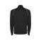Sudadera deportiva con cremallera unisex Valier. Color negro.