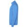 Sudadera deportiva con cremallera unisex Valier. Color turquesa fluor.