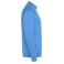 Sudadera deportiva con cremallera unisex Valier. Color turquesa fluor.