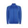 Sudadera deportiva con cremallera unisex Valier. Color royal.