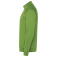 Sudadera deportiva con cremallera unisex Valier. Color verde helecho.