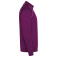 Sudadera deportiva con cremallera unisex Valier. Color morado.