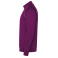 Sudadera deportiva con cremallera unisex Valier. Color morado.