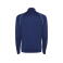 Sudadera deportiva con cremallera unisex Valier. Color azul marino.