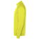 Sudadera deportiva con cremallera niño Valier. Color amarillo flúor.