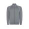Sudadera deportiva con cremallera niño Valier. Color gris.