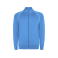 Sudadera deportiva con cremallera niño Valier. Color turquesa fluor.