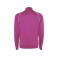 Sudadera deportiva con cremallera niño Valier. Color rosa fluor.