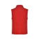 Chaleco polar hombre New Bellagio. Color rojo.